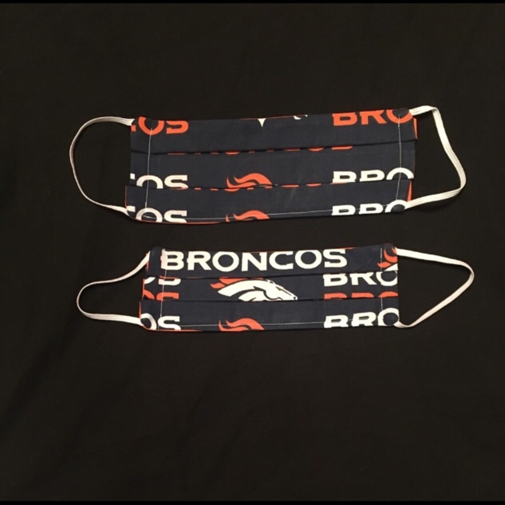 2 Broncos masks